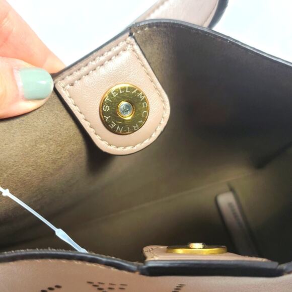 NWT$1,195 Stella McCartney Medium Stella Logo Faux Leather Tote Crossbody Bag - Picture 13 of 16